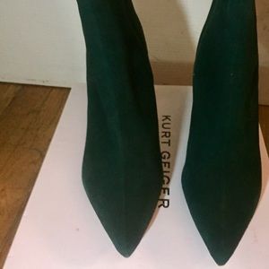 Kurt Geiger green raine boots